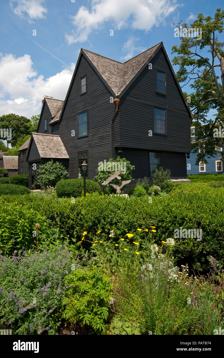La casa dei sette Gables (che ha ispirato il romanzo di Nathaniel Hawthorne), Salem, Essex County, Massachusetts, STATI UNITI D'America, America del Nord Foto Stock
