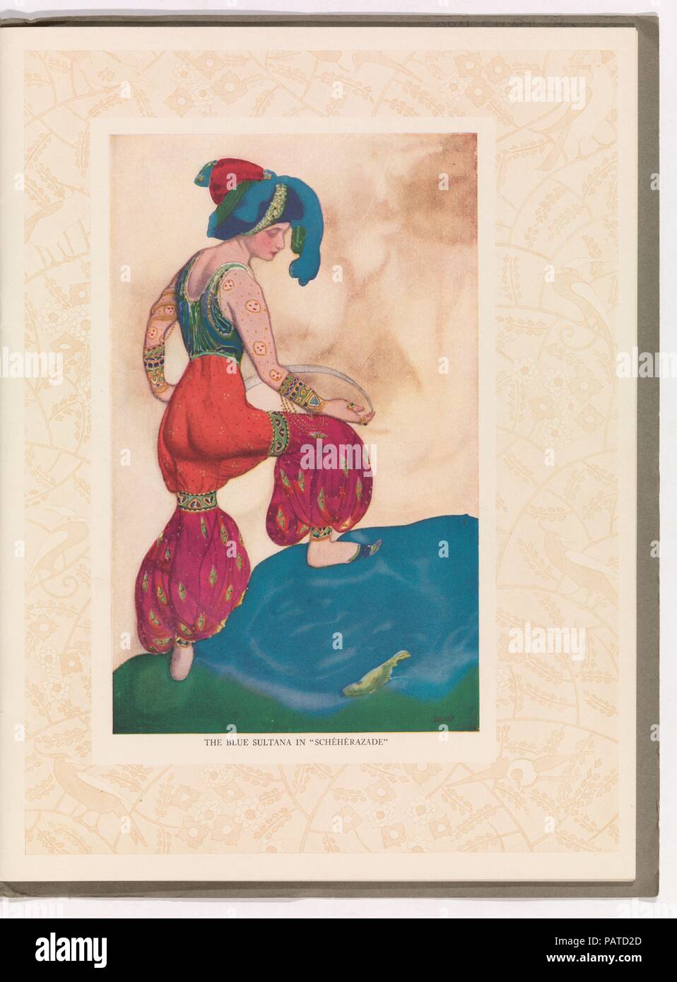 Serge Souvenir de Diaghileff il balletto Russe. Progettista: Léon Bakst (Russo, Grodno 1866-1924 Paris). Editore: Metropolitan Ballet Company, Inc. (New York, NY) New York. Oggetto del libro: balletto Russe. Data: xx secolo. Artwork noto anche come: Ballets Russes. Museo: Metropolitan Museum of Art di New York, Stati Uniti d'America. Foto Stock