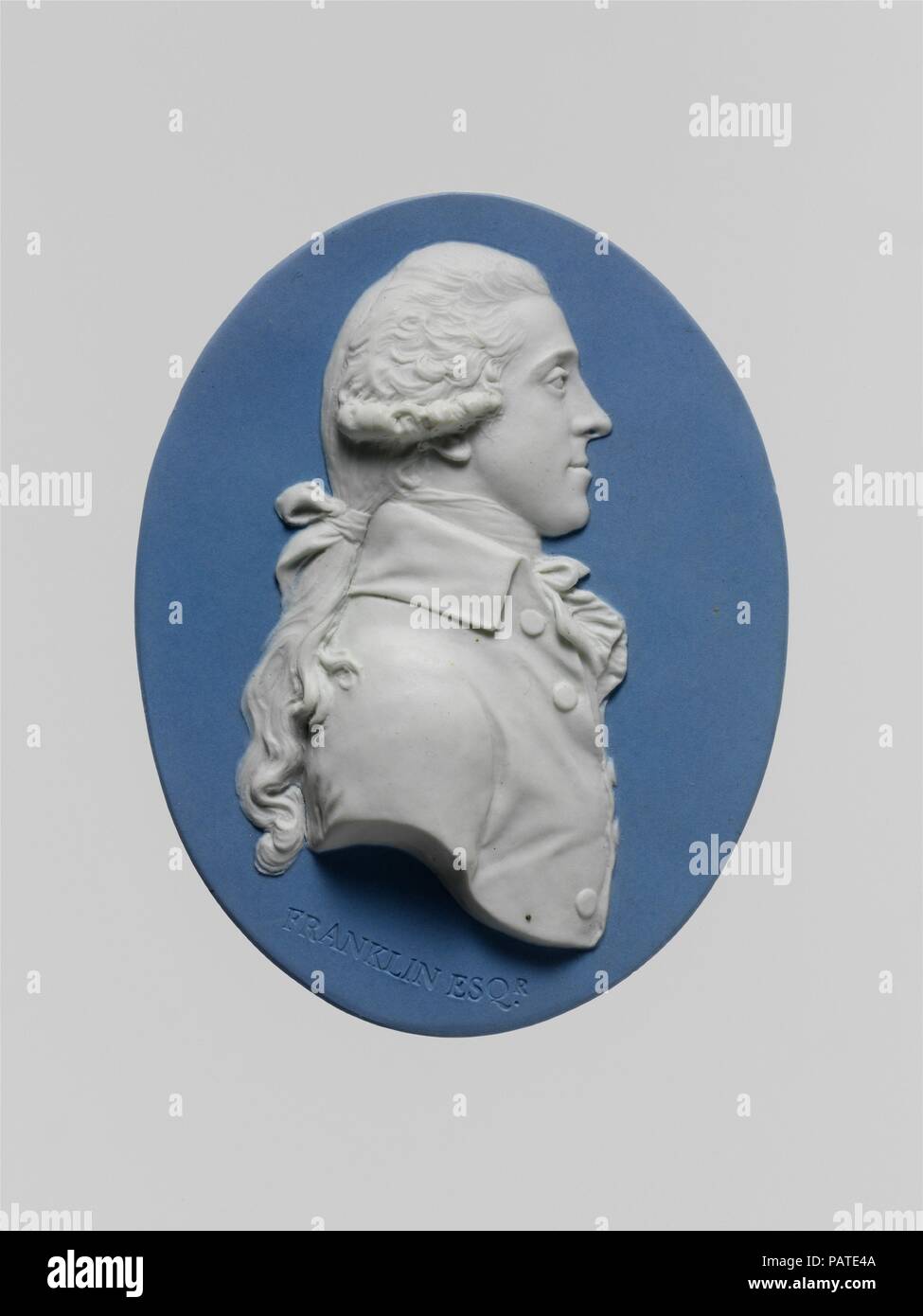 Medaglione cameo. Cultura: British. Dimensioni: 4 x 3 1/8 in. (10,2 x 7,9 cm). Data: 1760-1800. Museo: Metropolitan Museum of Art di New York, Stati Uniti d'America. Foto Stock