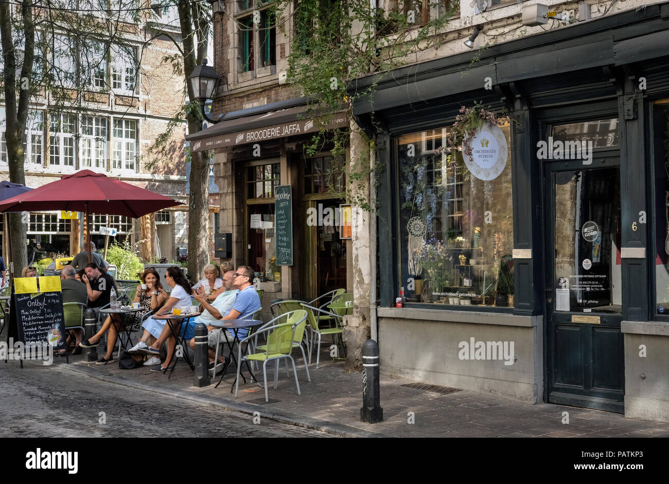 Ghent, Belgio Scene di strada Foto Stock