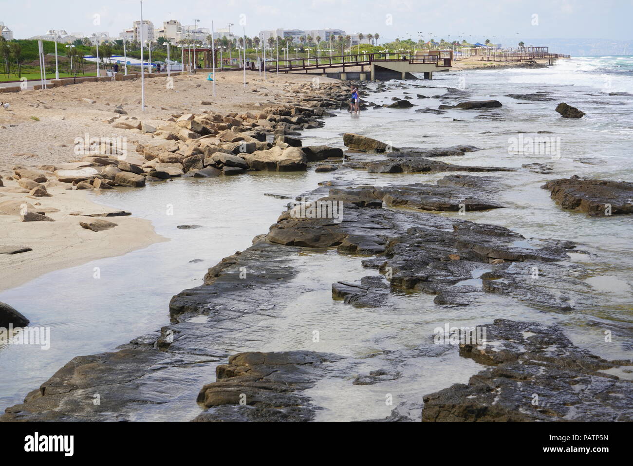 Nahariya e dintorni Achziv Foto Stock