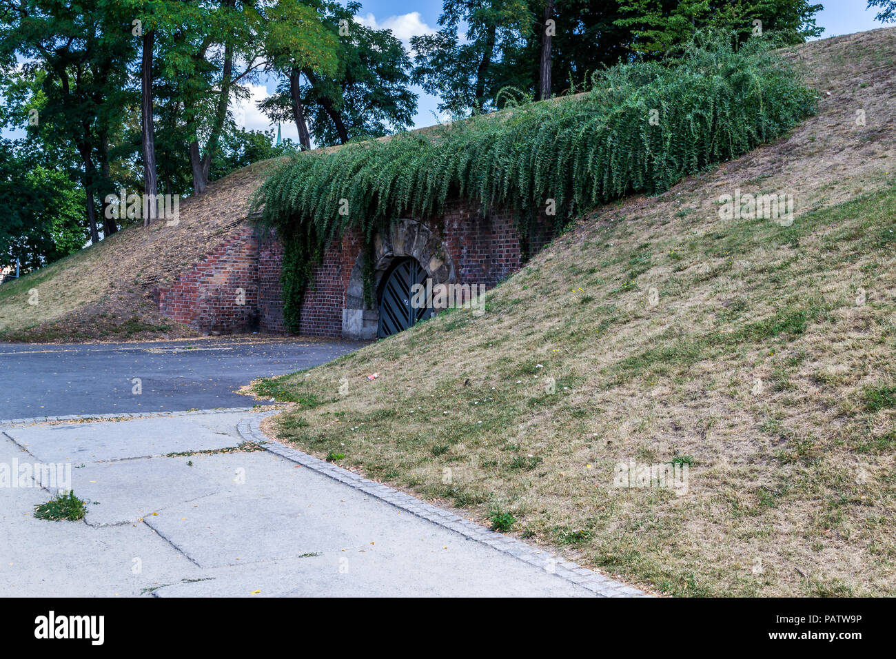 Architettura storica della città di Wroclaw, Polonia Foto Stock
