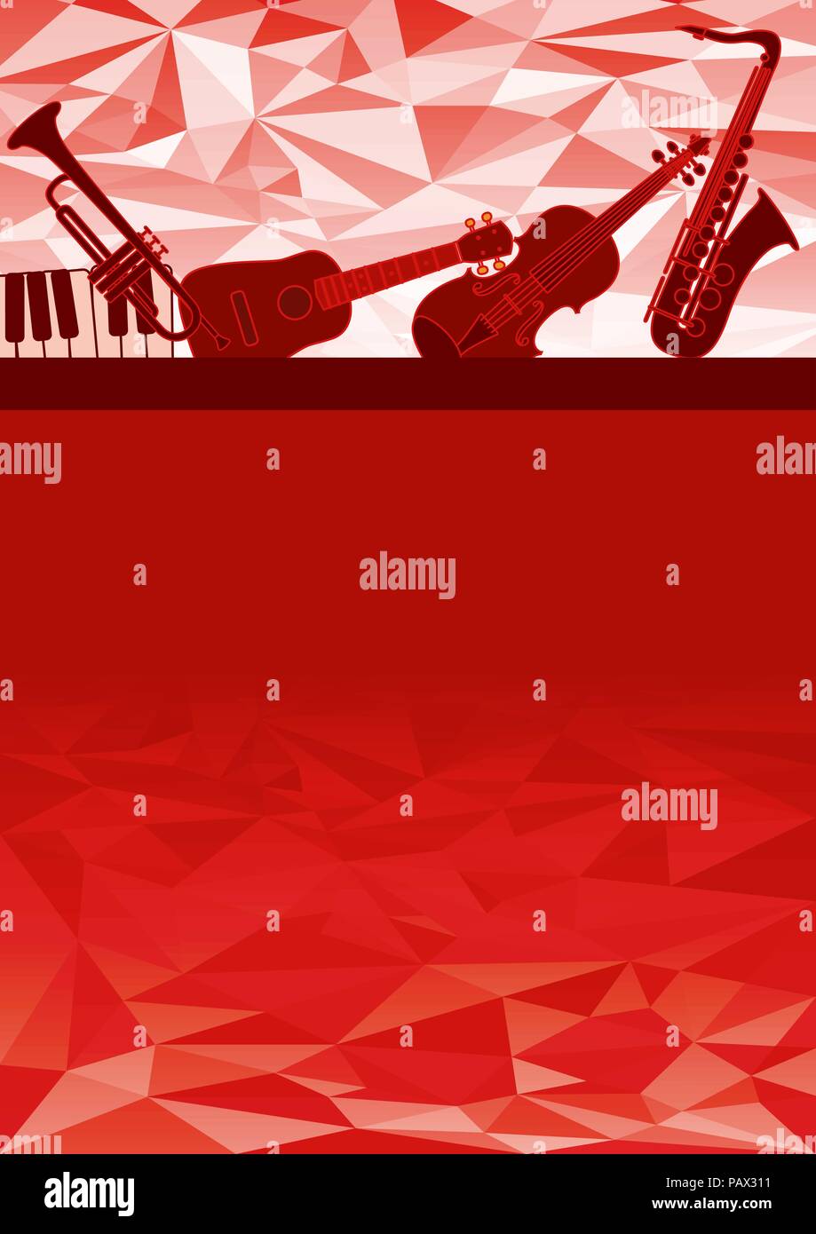 Strumenti musicali carta regalo Immagine e Vettoriale - Alamy