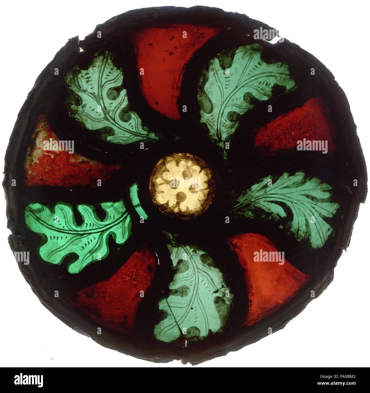 Frammento. Cultura: francese. Dimensioni: complessivo: 7 1/8 x 5/16 in. (18,1 x 0,8 cm). Data: XIV secolo. Museo: Metropolitan Museum of Art di New York, Stati Uniti d'America. Foto Stock