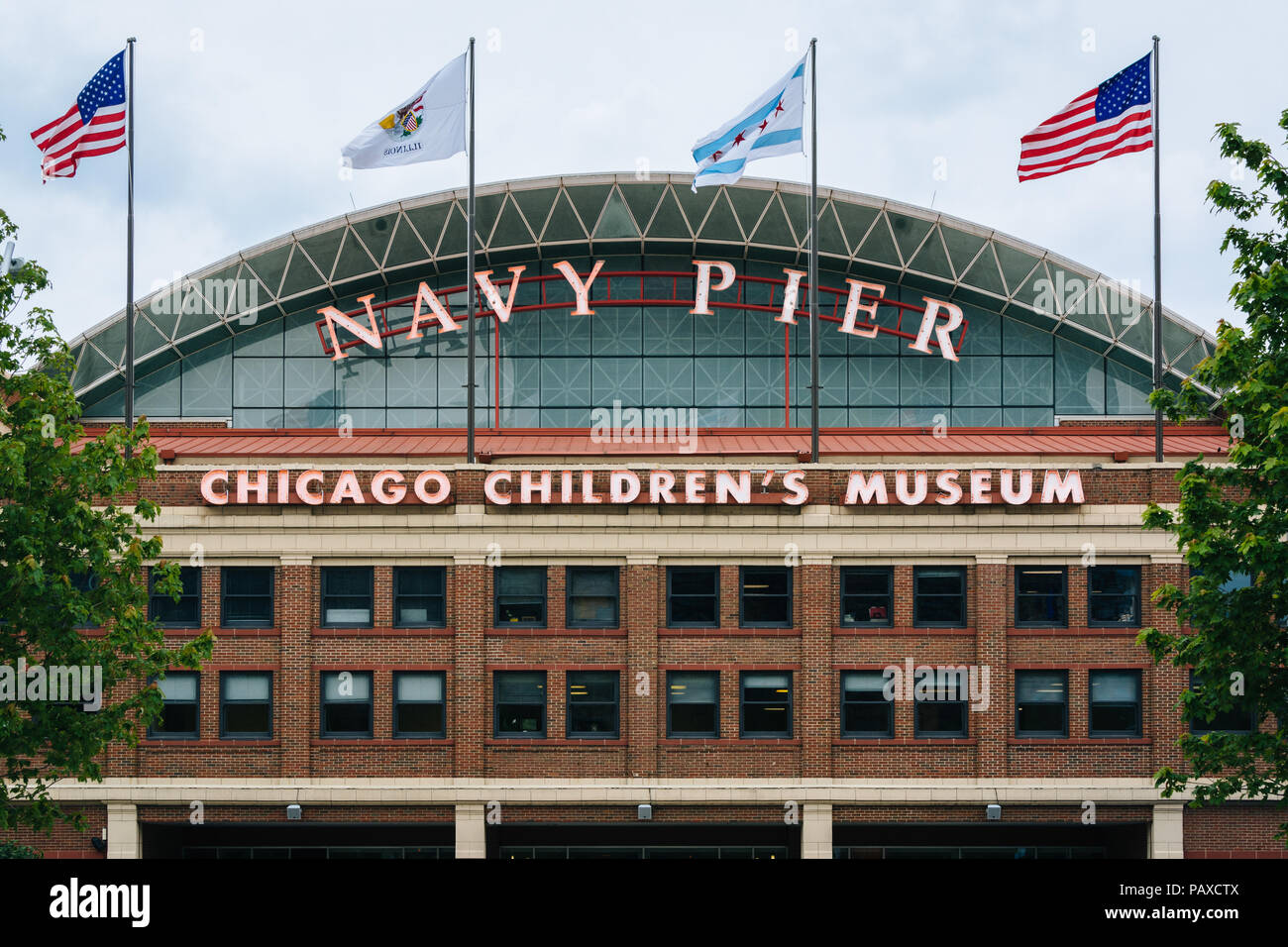 Il Navy Pier, in Chicago, Illinois Foto Stock