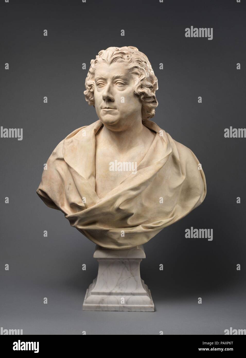 Busto di Louis XVI colore bianco Riproduzione 12,7/9,3/6 cm 