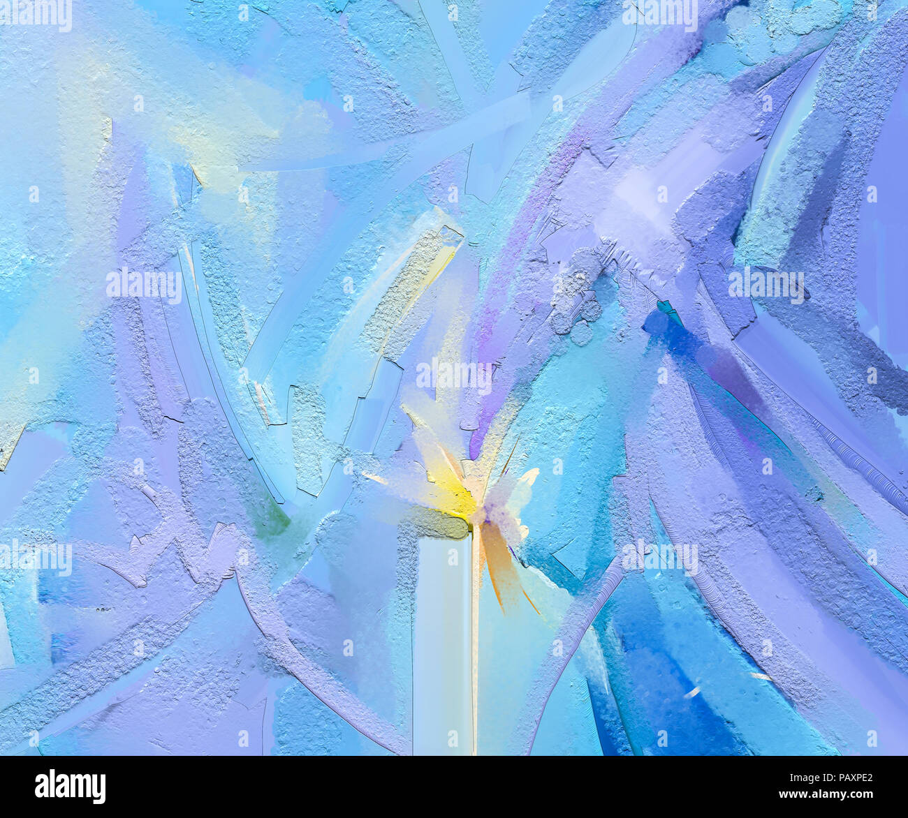 Abstract colorato la pittura ad olio su tela la texture. Disegnata a mano pennello, olio dipinti del colore dello sfondo. Arte moderna dipinti ad olio Foto Stock