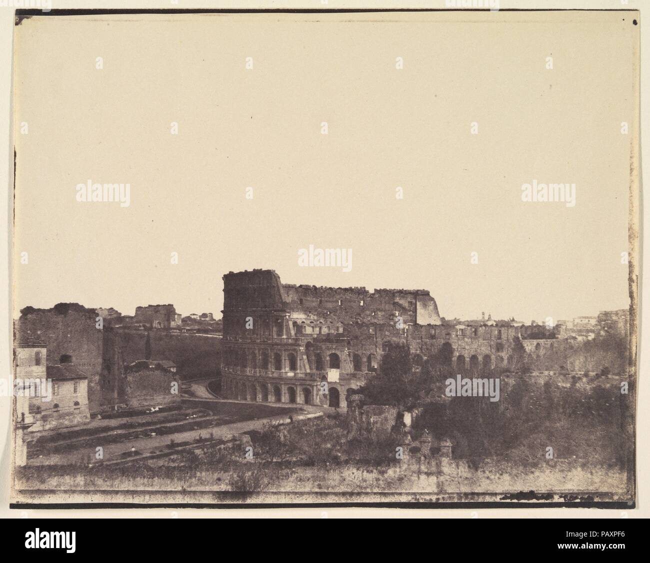 [Colosseo, Roma]. Artista: Sconosciuto (inglese). Data: 1850s. Museo: Metropolitan Museum of Art di New York, Stati Uniti d'America. Foto Stock