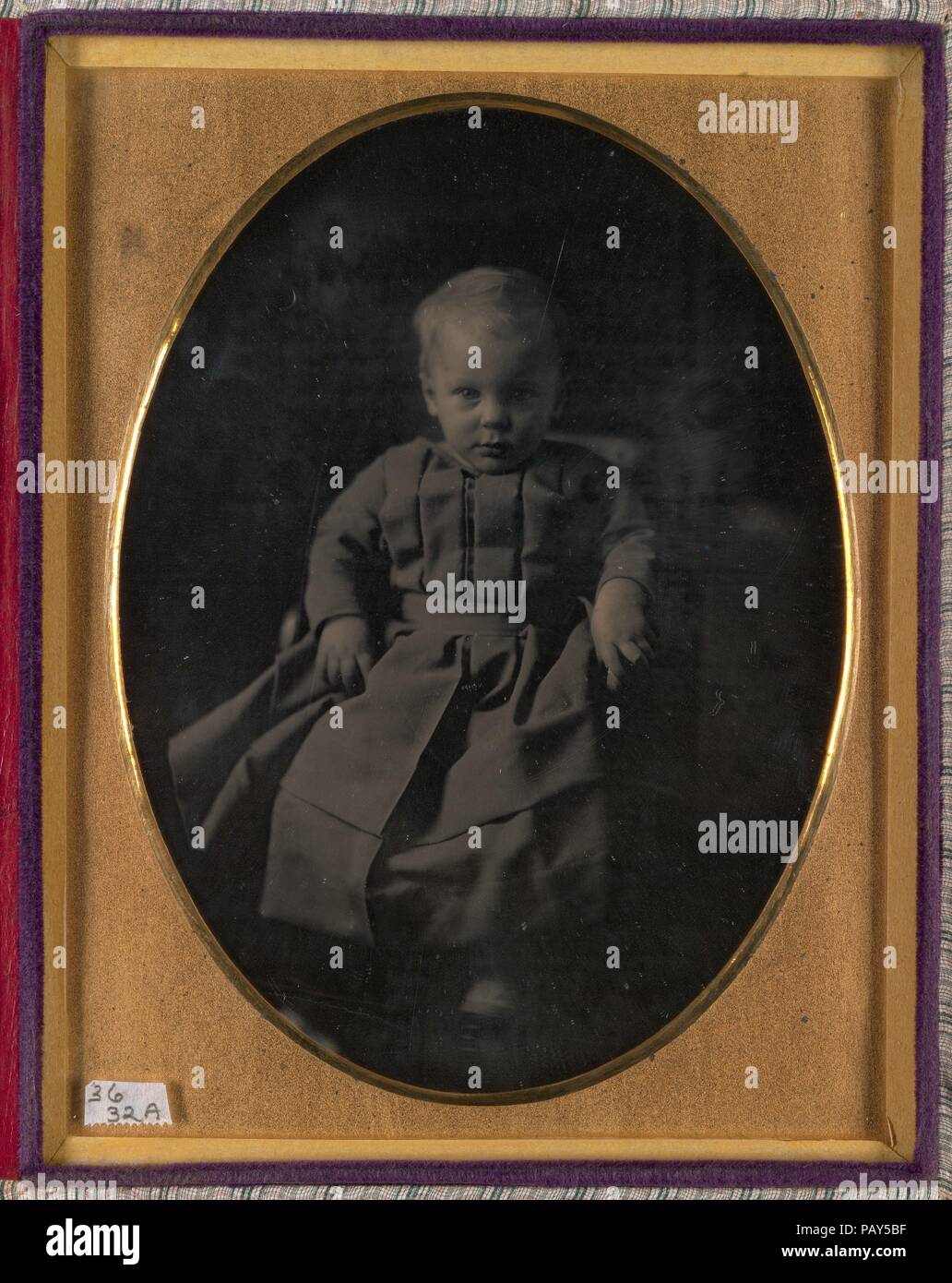 Frederick David Langenheim. Artista: William Langenheim (American, nato in Germania, Schöningen 1807-1874). Dimensioni: Immagine: 12,4 x 9,2 cm (4 7/8 x 3 5/8 in.) caso: 1.6 x 15.1 x 12.1 cm (5/8 x 5 15/16 x 4 3/4 in.). Studio fotografico: W. & F. Langenheim (American, active 1843-1874). Data: ca. 1851-52. Museo: Metropolitan Museum of Art di New York, Stati Uniti d'America. Foto Stock