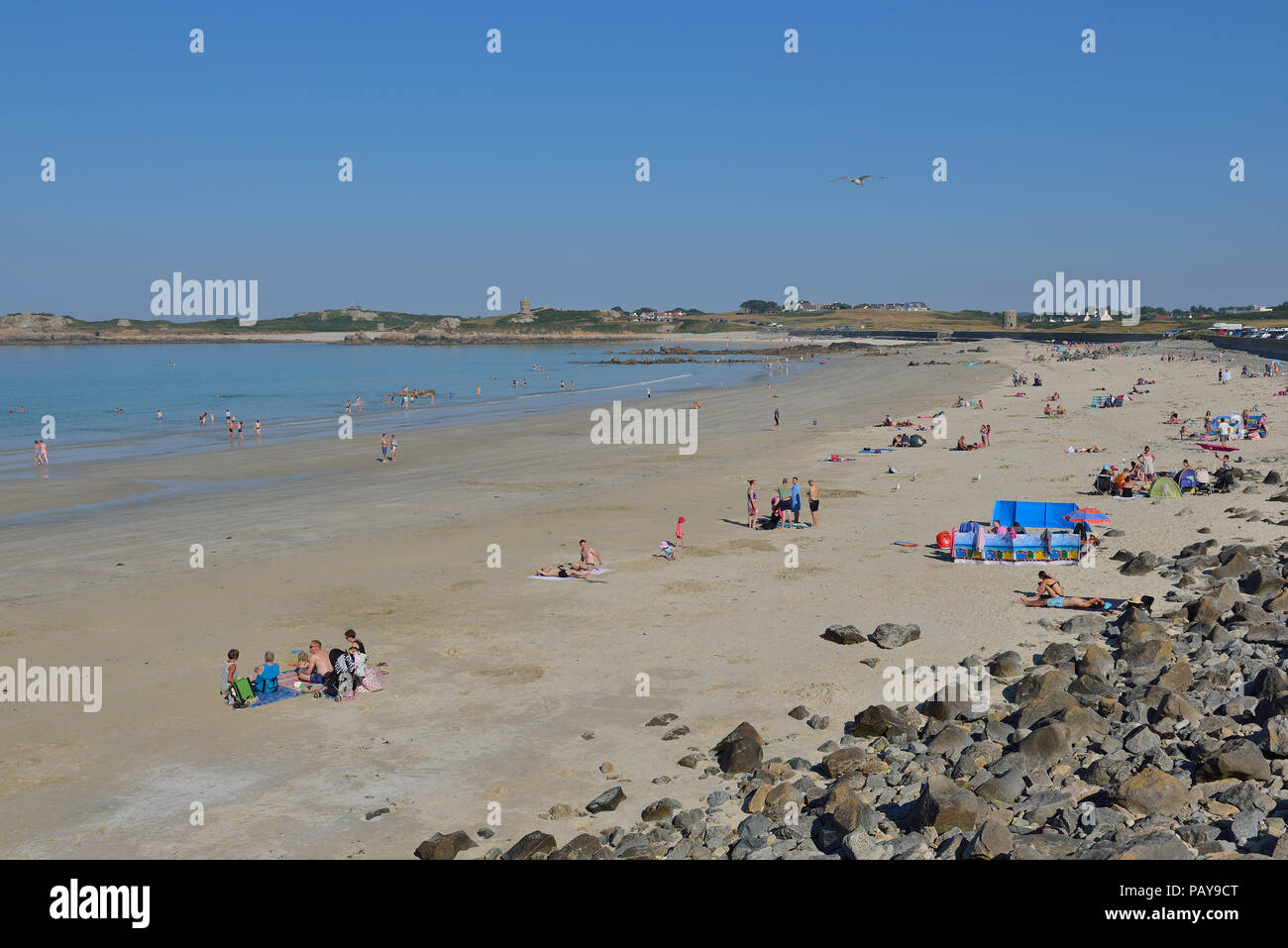 Pembroke bay, Guernsey, Isole del Canale, REGNO UNITO Foto Stock