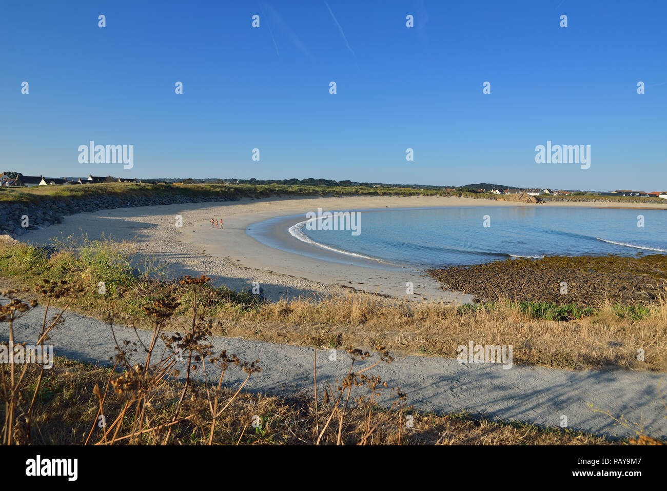 Porto Soif Bay, Guernsey, Isole del Canale Isole britanniche Foto Stock