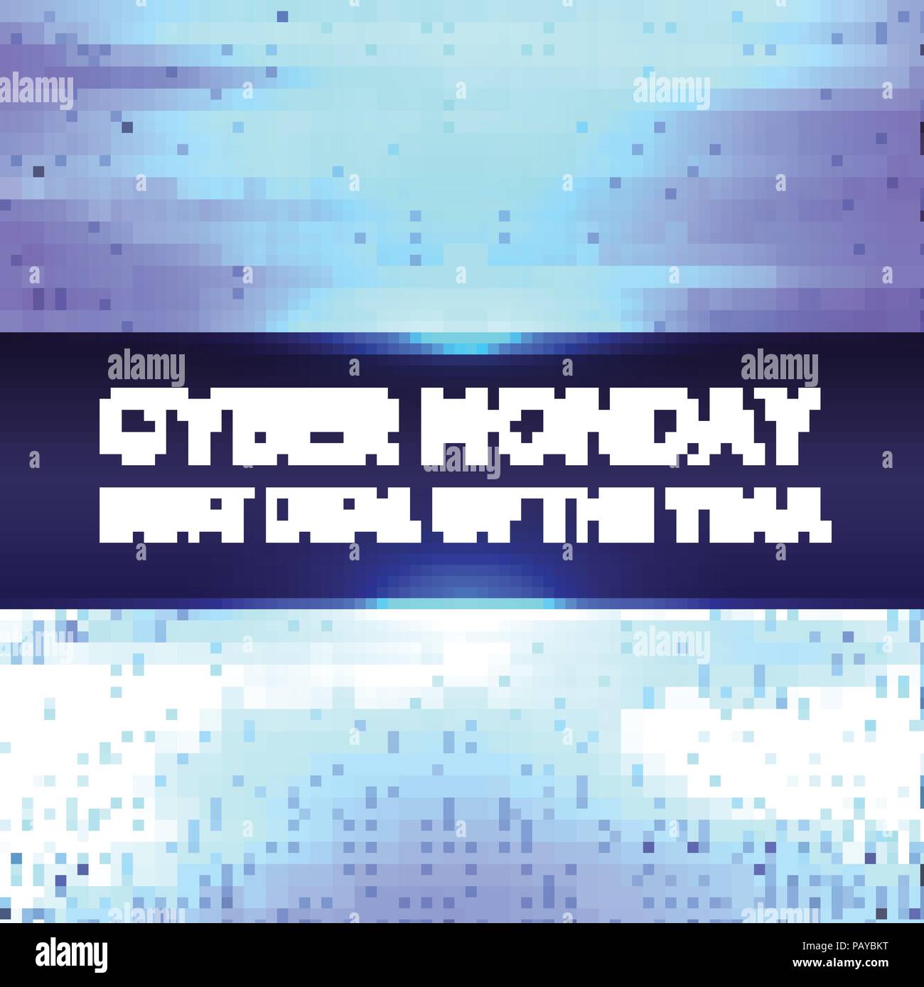 Cyber lunedì sfondo. Codice binario. Il concetto di vendita. Illustrazione Vettoriale Illustrazione Vettoriale