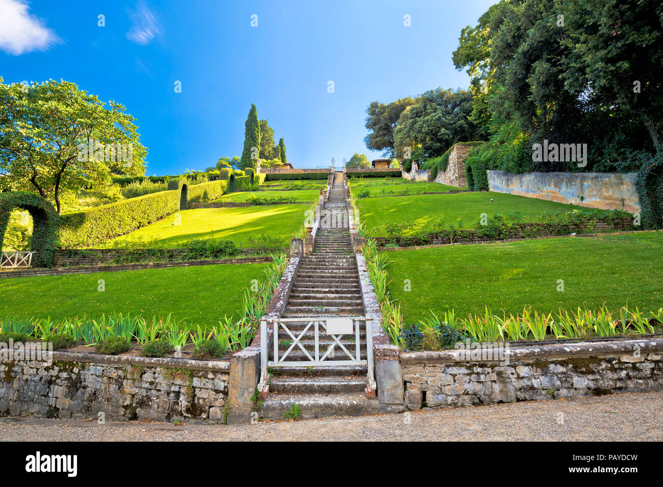 Giardino Bardini parco in vista di Firenze, Regione Toscana Italia Foto Stock