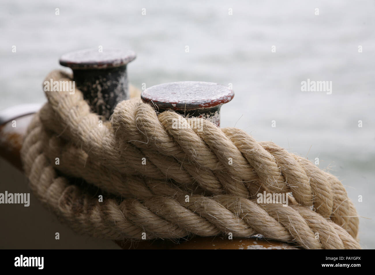 Corda per ormeggio Foto Stock