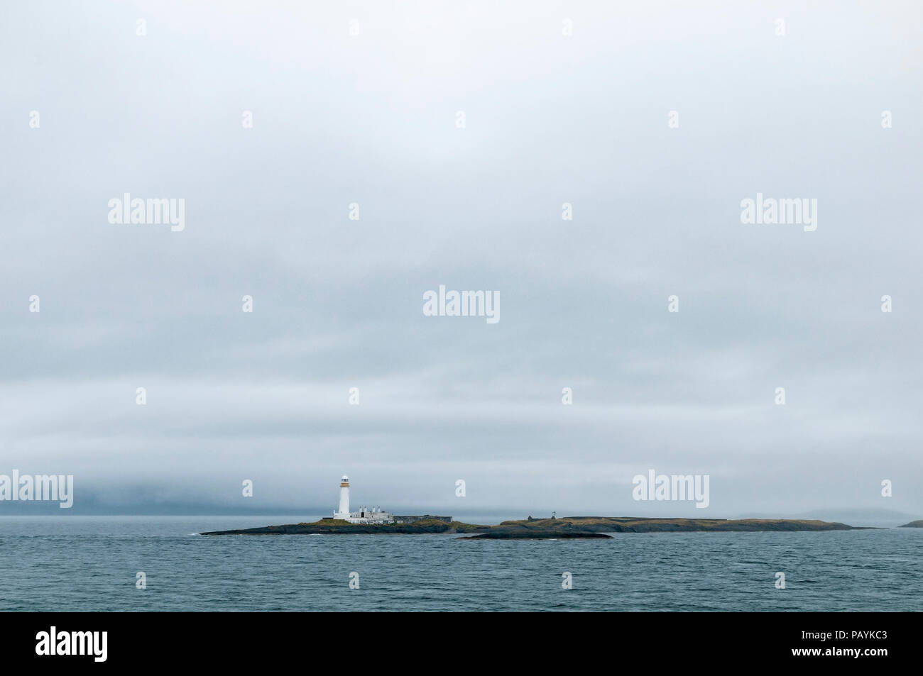 Loch Linnhie. Argyll. Lismore faro. La Scozia. Foto Stock