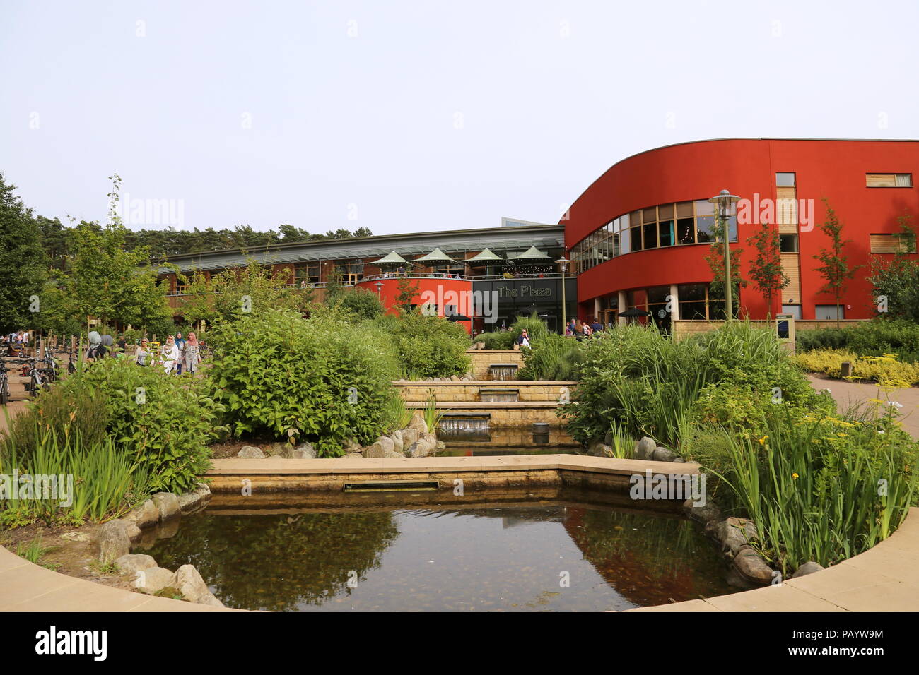 Il Plaza, Center Parcs Woburn foresta, Fordfield Road, Bedford, Bedfordshire, Inghilterra, Gran Bretagna, Regno Unito, Gran Bretagna, Europa Foto Stock