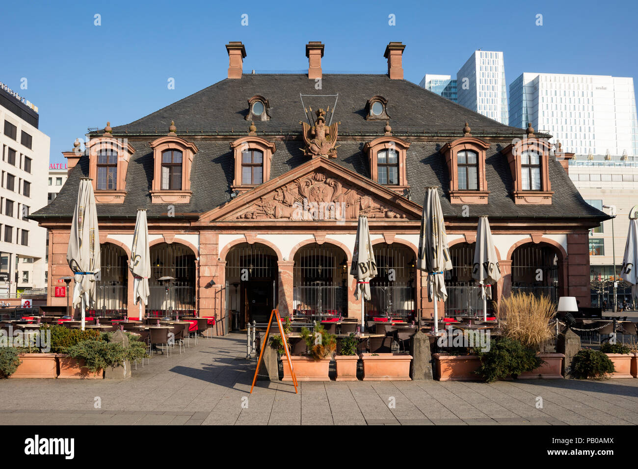 Protezione principale, Frankfurt am Main, Hesse, Germania, Europa Foto Stock