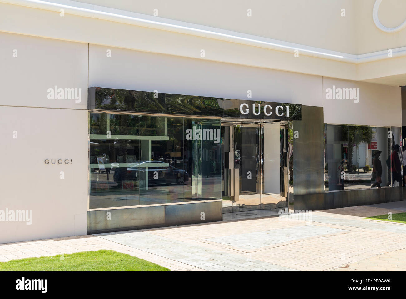 Gucci Store - Renaissance Mall, Oranjestad, Aruba, dei Caraibi Foto Stock