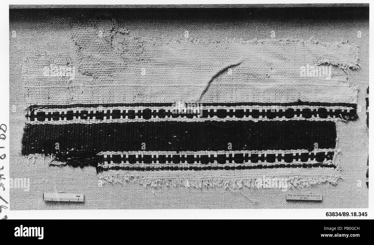 Frammento. Dimensioni: 9 13/16 in. alta 1 15/16 in. ampia (25 cm alto 5 cm di larghezza). Data: 3a-4a secolo. Museo: Metropolitan Museum of Art di New York, Stati Uniti d'America. Foto Stock