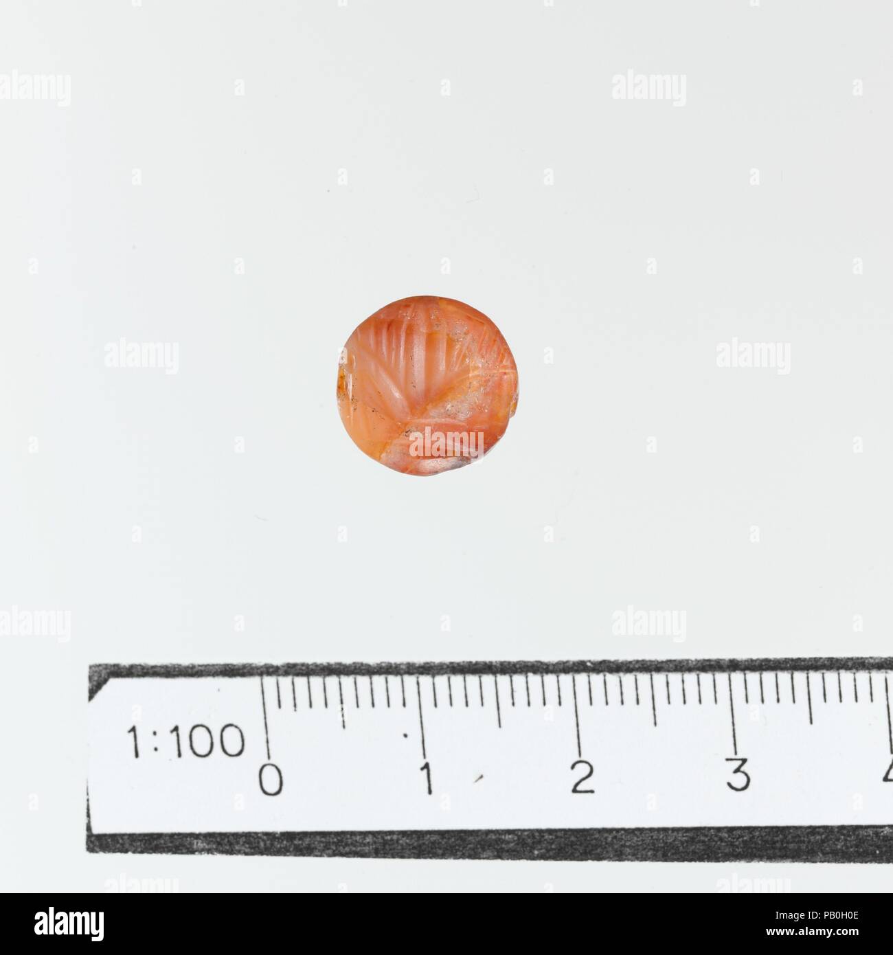 La guarnizione di tenuta. Cultura: Minoan, Creta. Dimensioni: Altri: 7/16 x 1/4 in. (1,2 x 0,6 cm). Museo: Metropolitan Museum of Art di New York, Stati Uniti d'America. Foto Stock