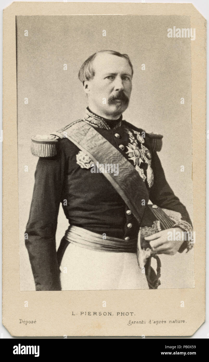 Patrice de MacMahon, duca di Magenta (1808-93), il francese generale e uomo politico, servito come Presidente della Repubblica francese, 1875-79, ritratto da Mayer & Pierson, Foto Stock