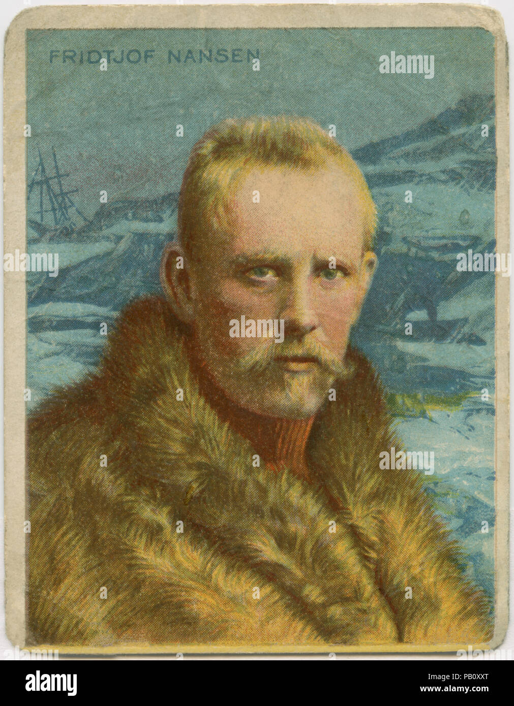 Fridtjof Nansen (1861-1930), Norvegese Explorer, Diplomat, umanitario e il destinatario del 1922 Premio Nobel per la pace, Ritratto, 1890 Foto Stock