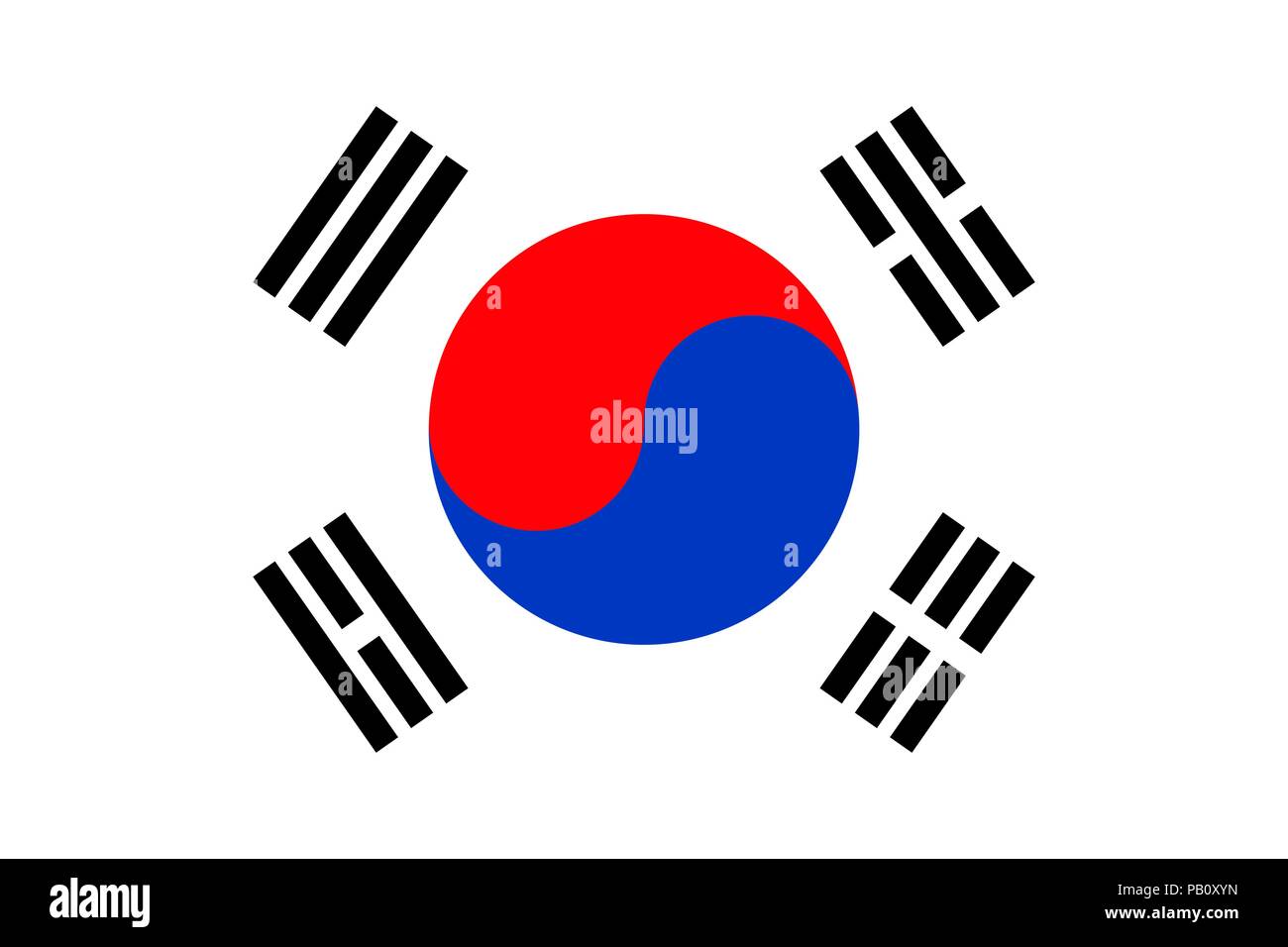 Bandiera Della Corea Del Sud Simbolo Del Giorno Di Indipendenza Souvenir Partita Di Calcio Il Pulsante Lingua Icona Immagine E Vettoriale Alamy