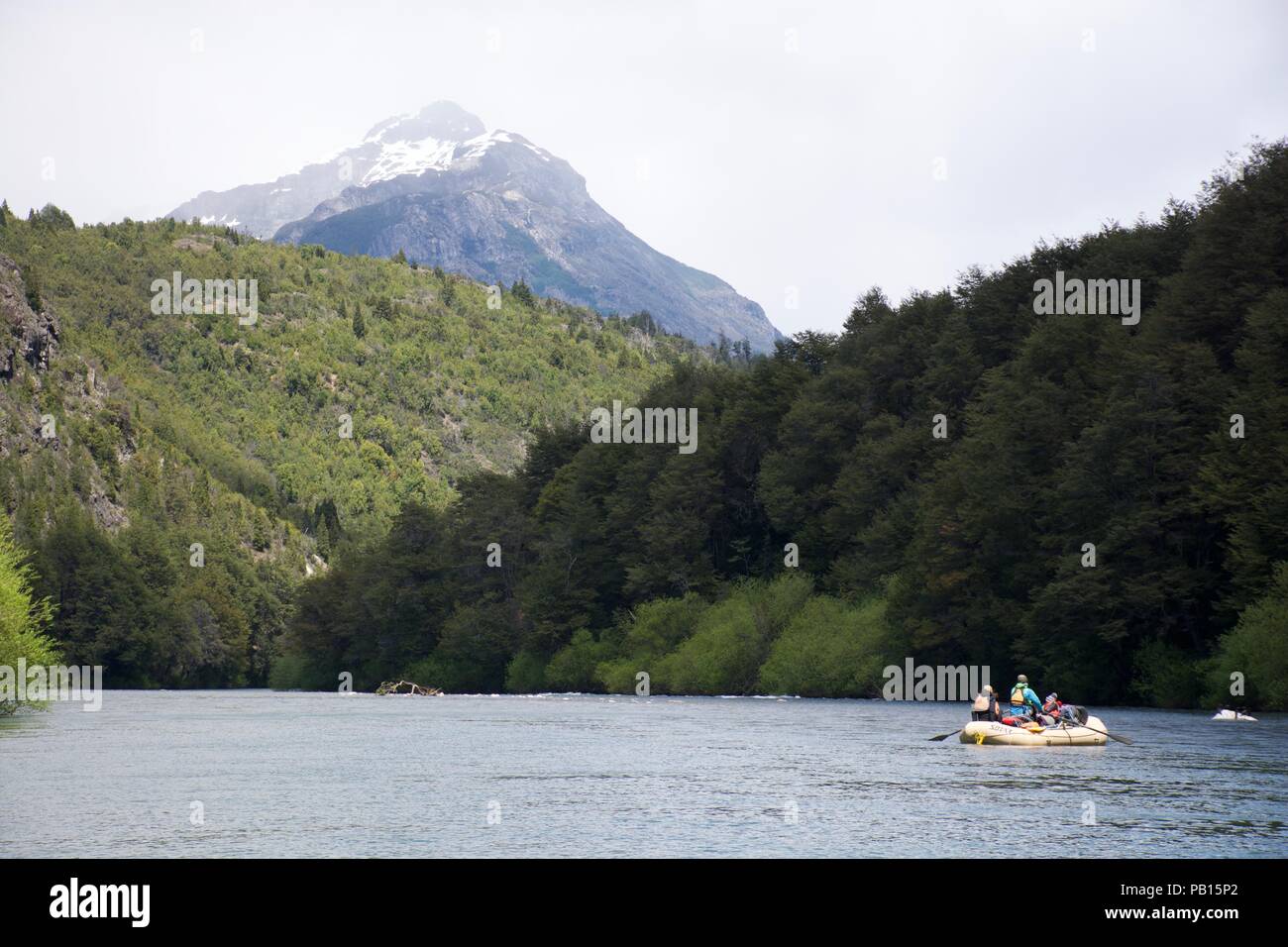 Expedicion rio Palena, Carretera Austral, Patagonia, Cile Foto Stock