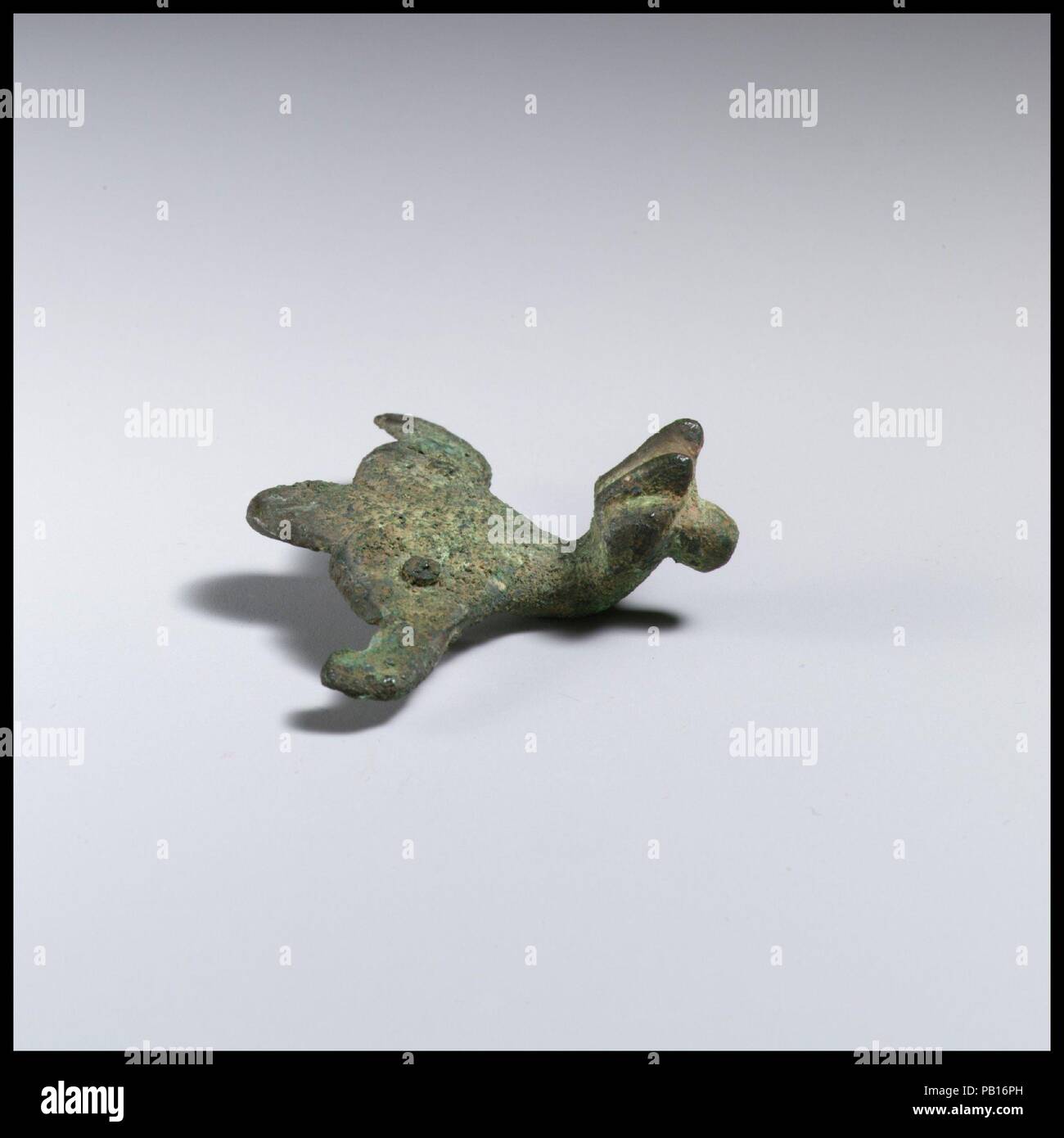 Cista, piede. Dimensioni: H. 5.11 cm.. Museo: Metropolitan Museum of Art di New York, Stati Uniti d'America. Foto Stock