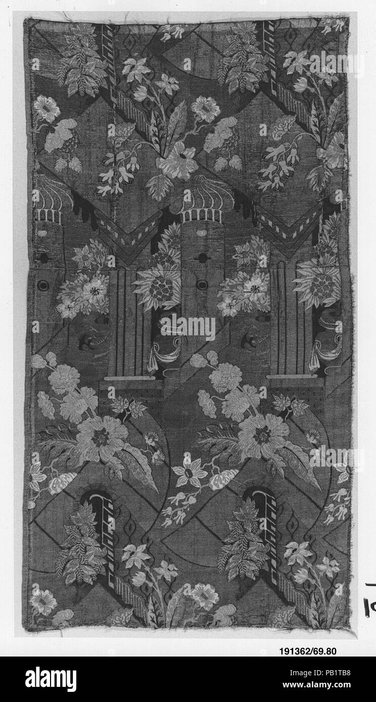 Lunghezza. Cultura: Italiano. Dimensioni: L. 39 1/2 x W. 21 pollici (100,3 x 53,3 cm). Data: tardo 17th-inizio del XVIII secolo. Museo: Metropolitan Museum of Art di New York, Stati Uniti d'America. Foto Stock