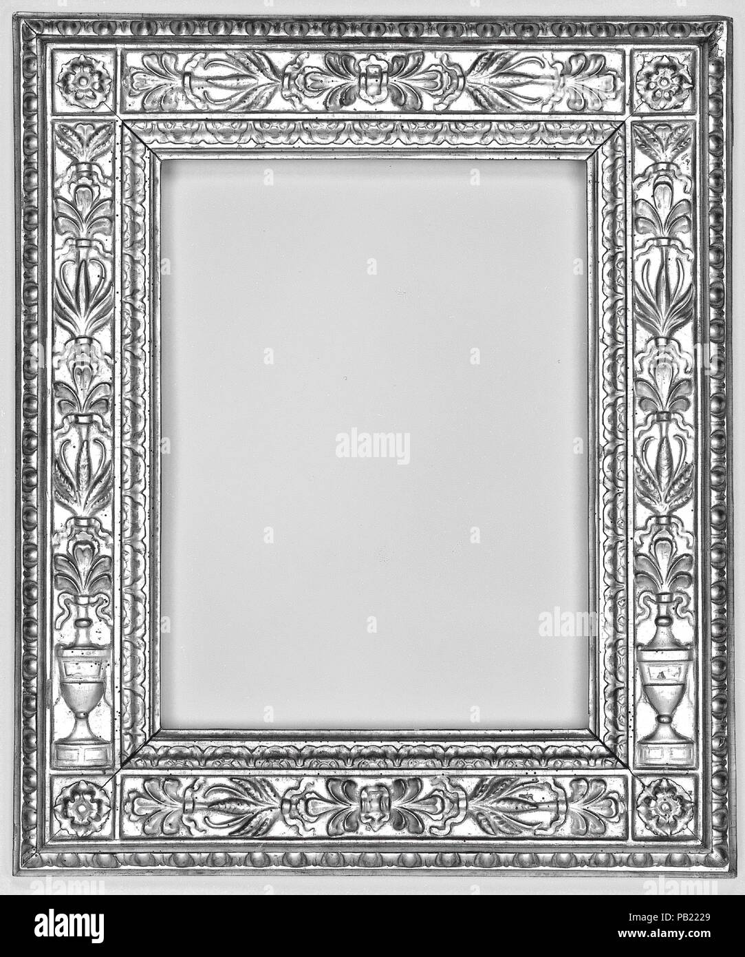 Telaio di cassetta. La cultura italiana, Siena. Dimensioni: 68 x 56,8, 45 x 33,6, 47,7 x 36,6 cm.. Data: 1860-70. Museo: Metropolitan Museum of Art di New York, Stati Uniti d'America. Foto Stock