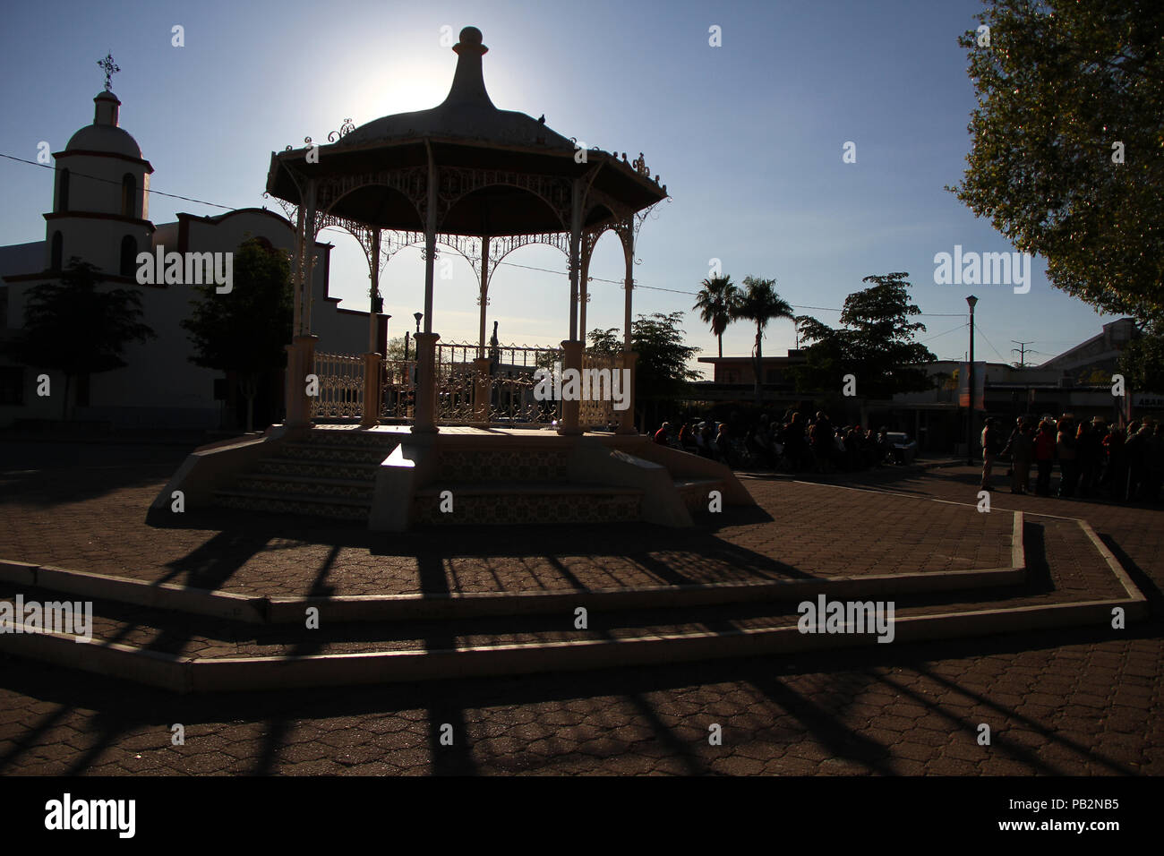 Antiguo pueblo de Villa se Seris que con el paso del tiempo paso a formar una colonia de Hermosillo..Villa de Seris celebra el 270 aniversario de la Foto Stock