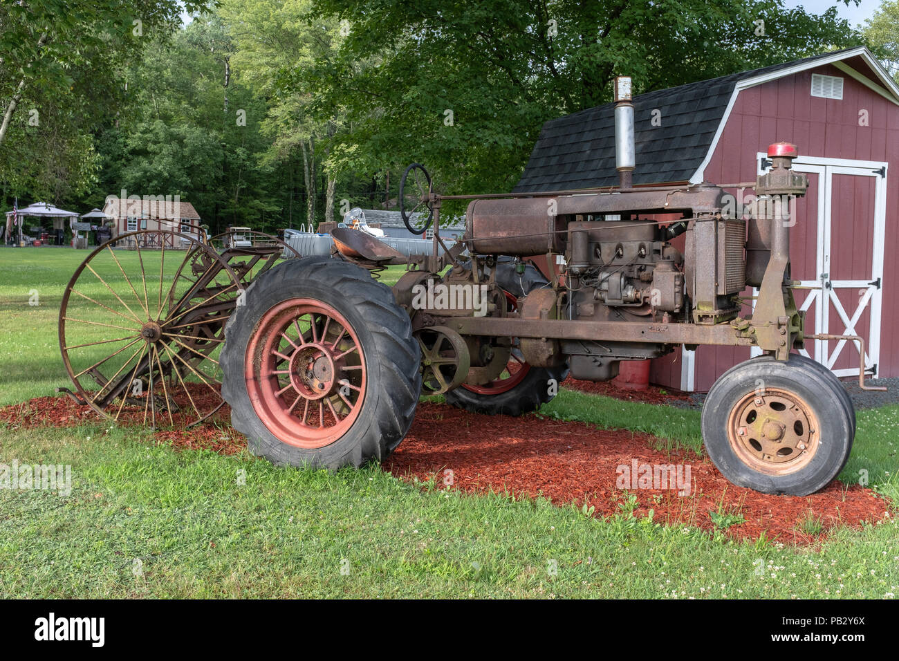 trattore dell'annata Foto Stock