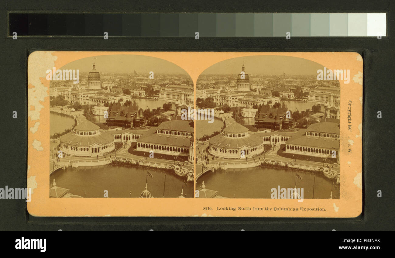 935 guardando a nord dalla Columbian Exposition (NYPL B11707463-G90F186 103F) Foto Stock