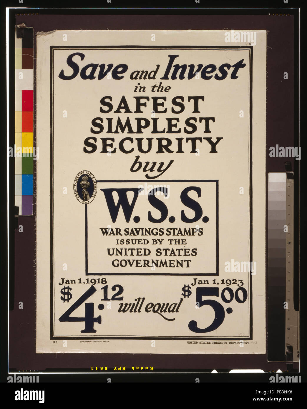 1292 Risparmiare e investire in più sicuro, più semplice di sicurezza acquista W.S.S.-risparmio di guerra francobolli emessi dal governo degli Stati Uniti LCCN2001699905 Foto Stock