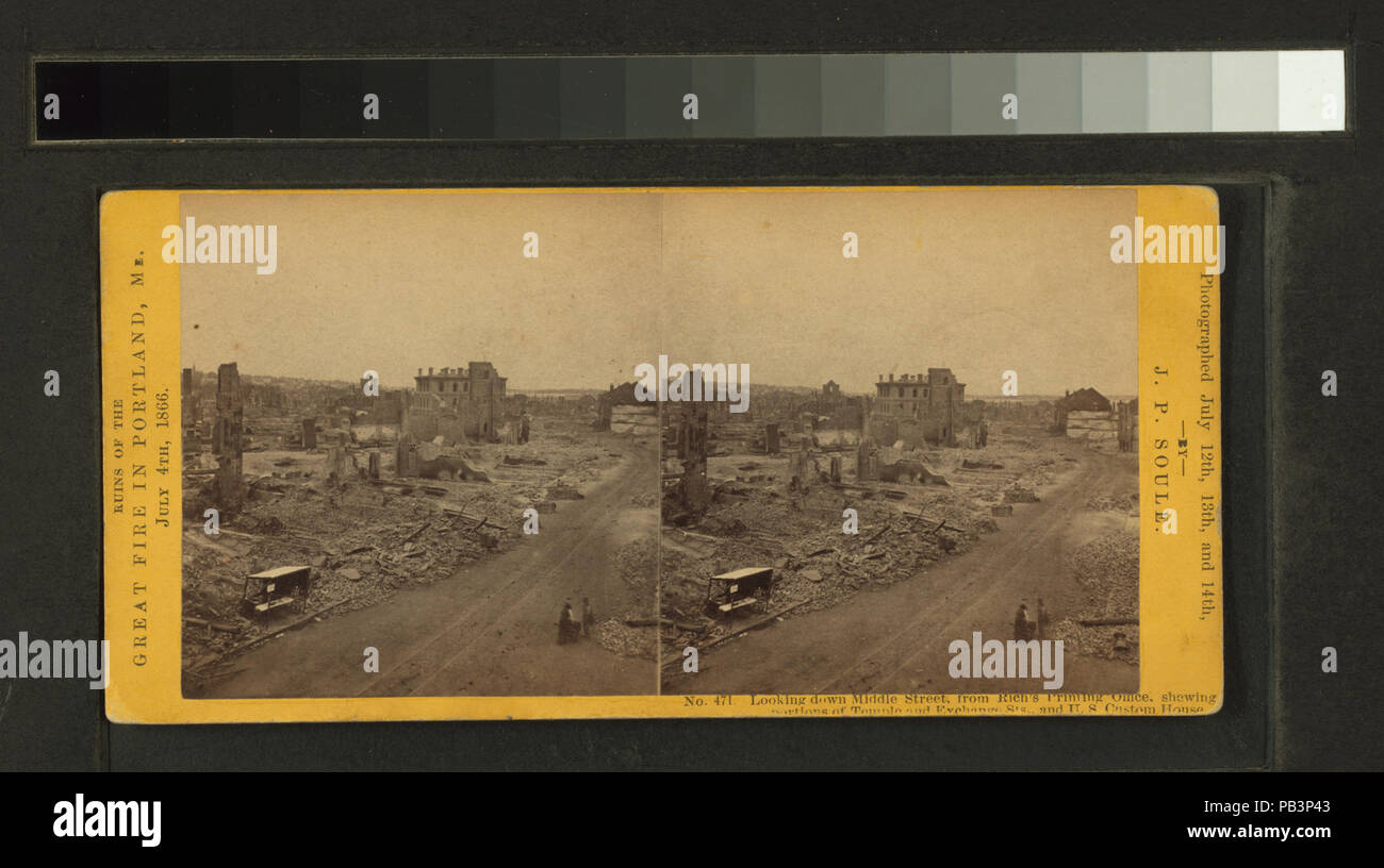 934 guardando verso il basso medio San, dalla ricca di ufficio stampa, che mostra parte del tempio e lo scambio Sts., E DEGLI STATI UNITI Custom House (NYPL B11707232-G89F237 042F) Foto Stock