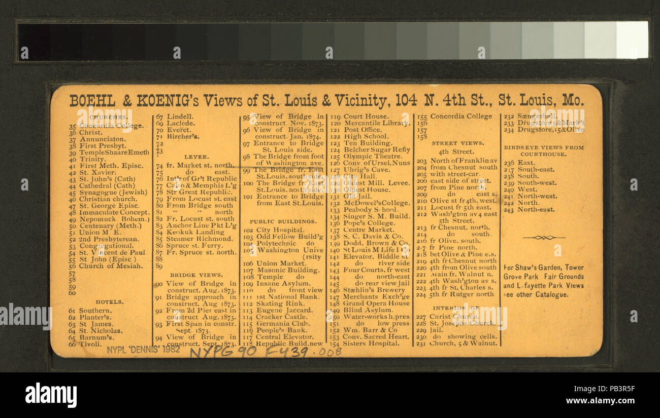 1618 il ponte dal piede di Washington ave (NYPL B11707635-G90F439 008B) Foto Stock