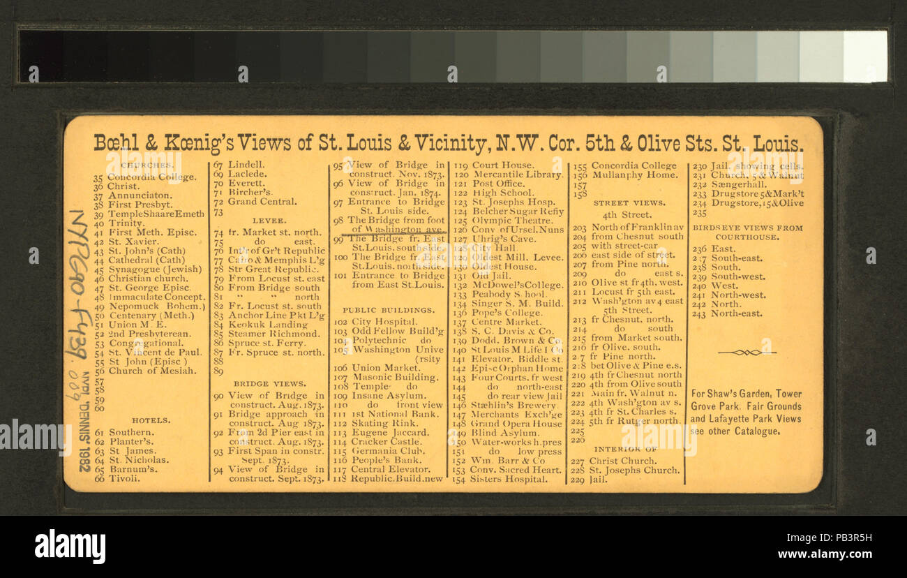 1618 il ponte dal piede di Washington ave (NYPL B11707635-G90F439 009 B) Foto Stock