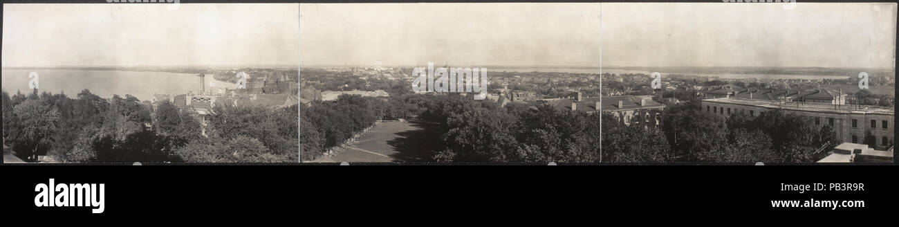 1166 Vista panoramica di Madison, Wisconsin LCCN2007663038 Foto Stock