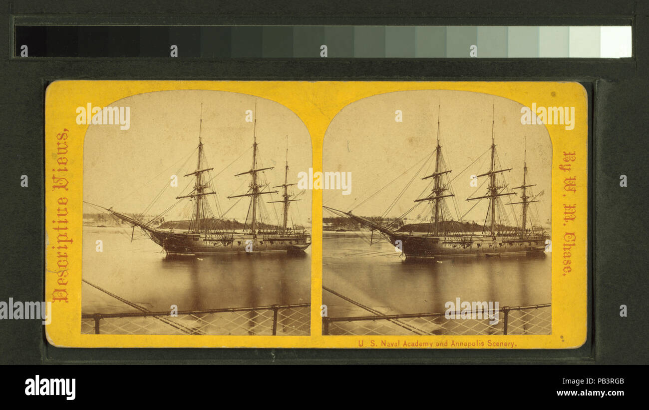 1786 nave americana Macedonia, (Francese, Inglese e Americana) (NYPL B11707486-G90F209 033F) Foto Stock