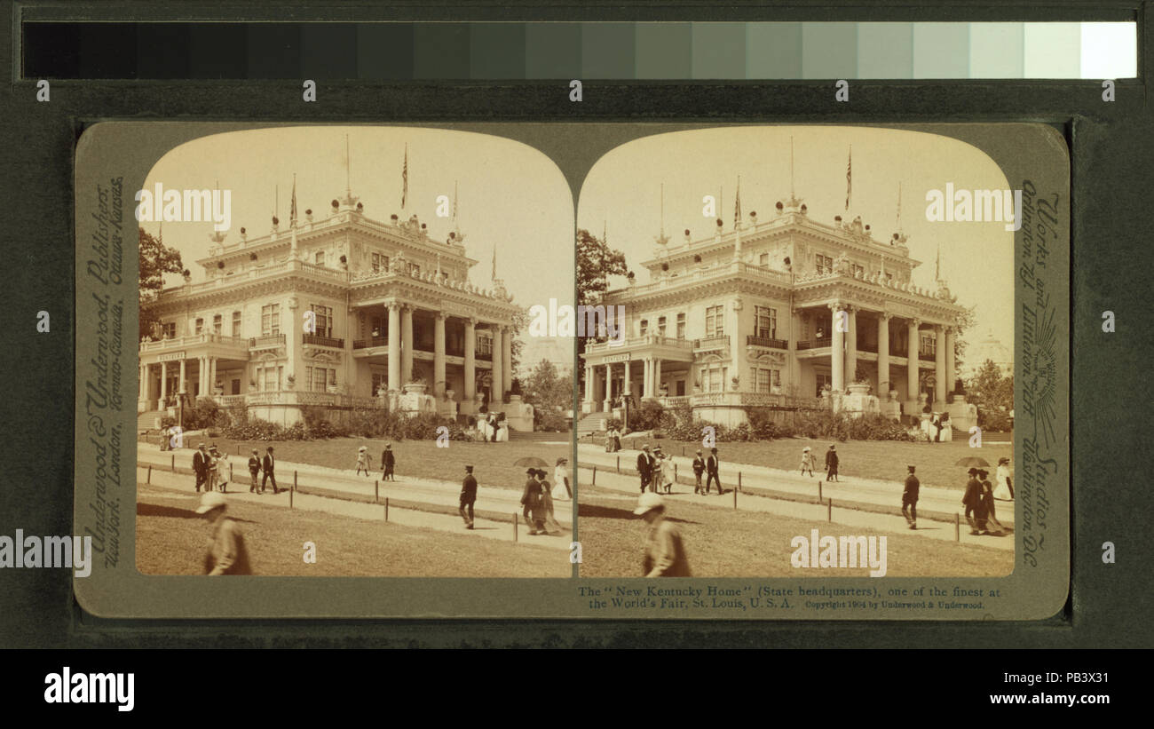 1610 "Nuovo Kentucky Home" (Stato sede), uno dei più belli al mondo, Fiera di San Louis, U.S.A (NYPL B11707638-G90F442 022F) Foto Stock