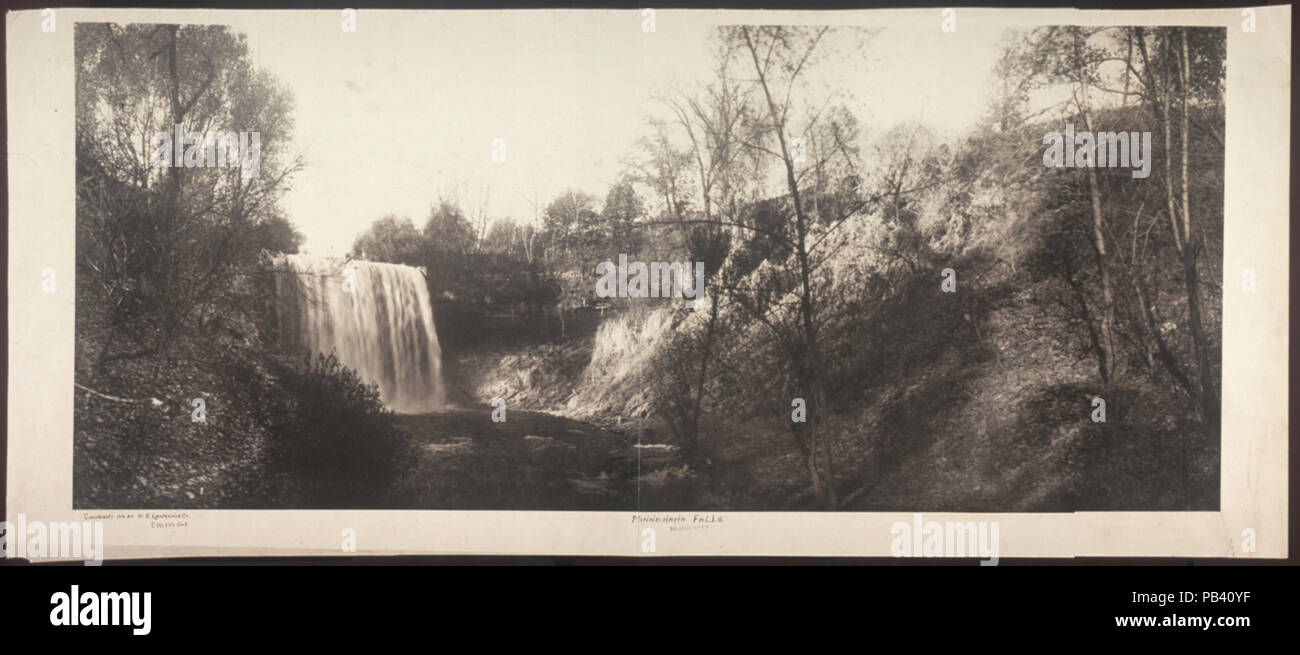 1047 Minnehaha Falls, Minnesota LCCN2007662353 Foto Stock