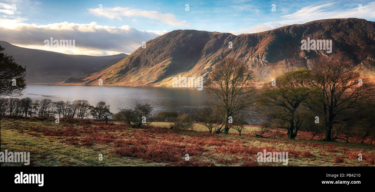 Crummock acqua, Lake District inglese Foto Stock