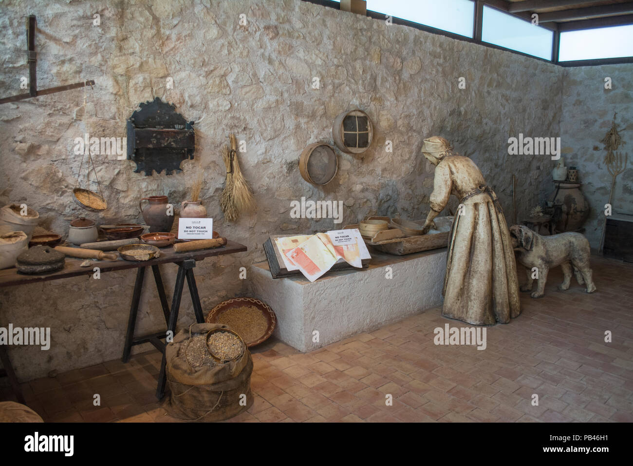 Immagine della riproduzione dei forni a Lorca castello in Murcia Spagna Foto Stock