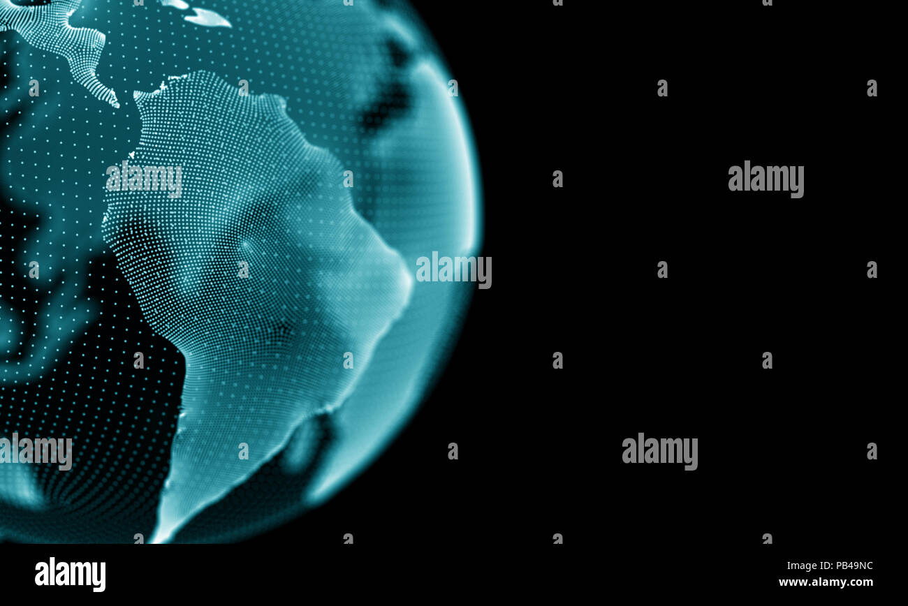 Astratta geometrica blu sfondo . La tecnologia avveniristica stile. Insegna al neon . La tecnologia avveniristica elemento HUD . Elegante sfondo astratto . Grande per la visualizzazione di dati . Foto Stock