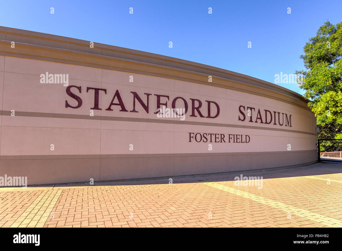 PALO ALTO, CA/USA - MARZO 16, 2014: Stanford Stadium è un outdoor athletic stadium on la Stanford University campus. Foto Stock