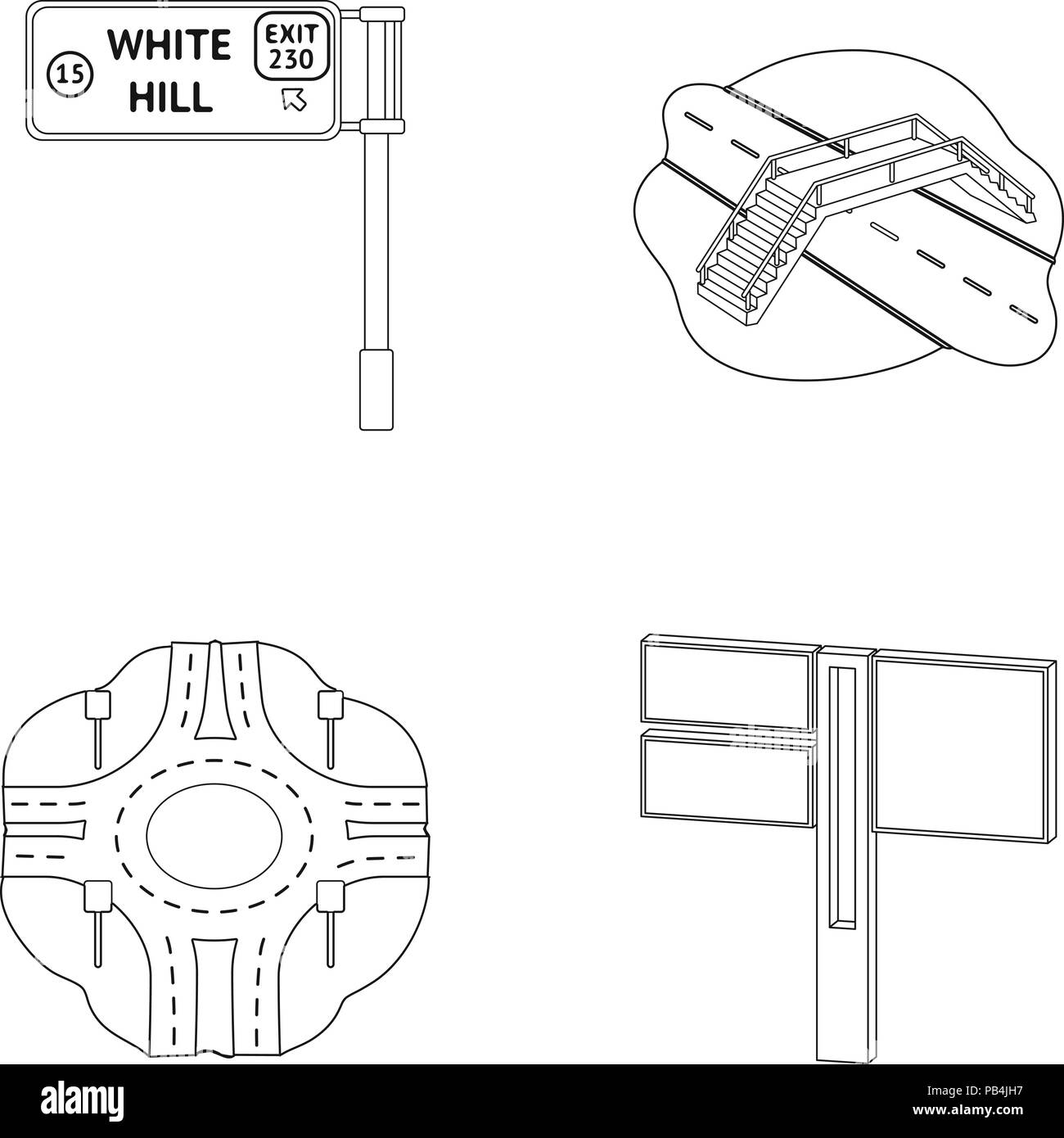 Circolare raccolta,,direzioni,guida,l'autostrada,icona,immagine,index,l'iscrizione,isolato,kilometrage,terra,illuminazione,contrassegno,nome,navigazione,contorno,post,Road,rotta,scuola,impostare,segno,signage,segni,scala,il simbolo,traffico,transizione,trasporto,corsa,viaggio,urban,vettore,modo,web logo, Vettori vettore , Illustrazione Vettoriale