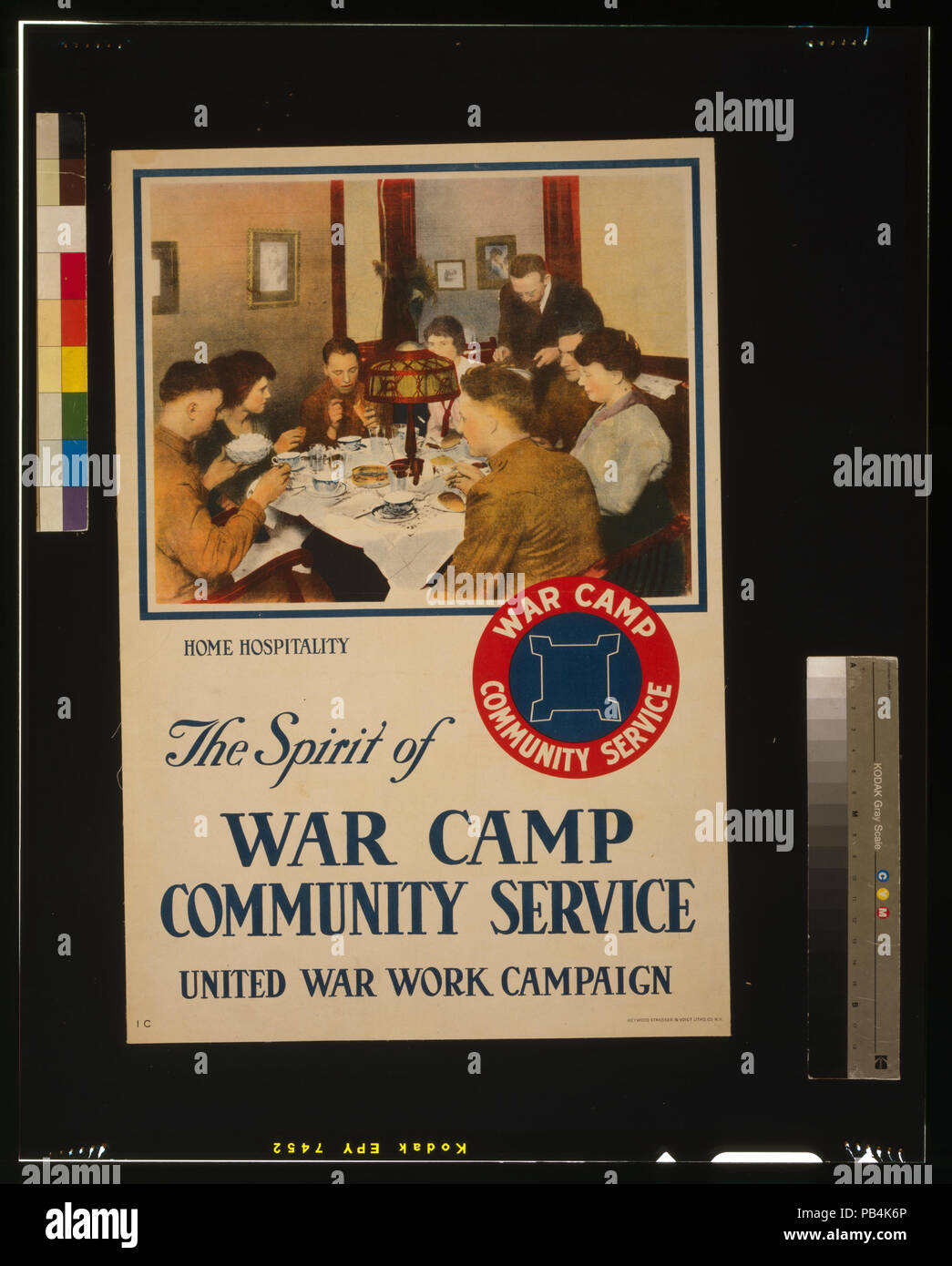 1703 Lo spirito della guerra camp servizio comunitario, Regno guerra campagna di lavoro LCCN2003652821 Foto Stock