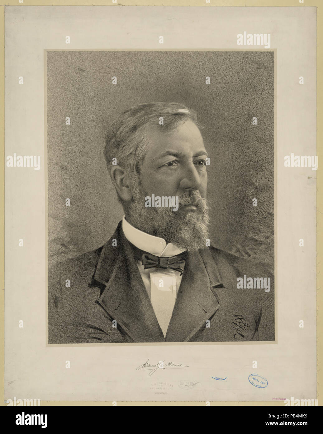 823 James G. Blaine LCCN2002735644 Foto Stock