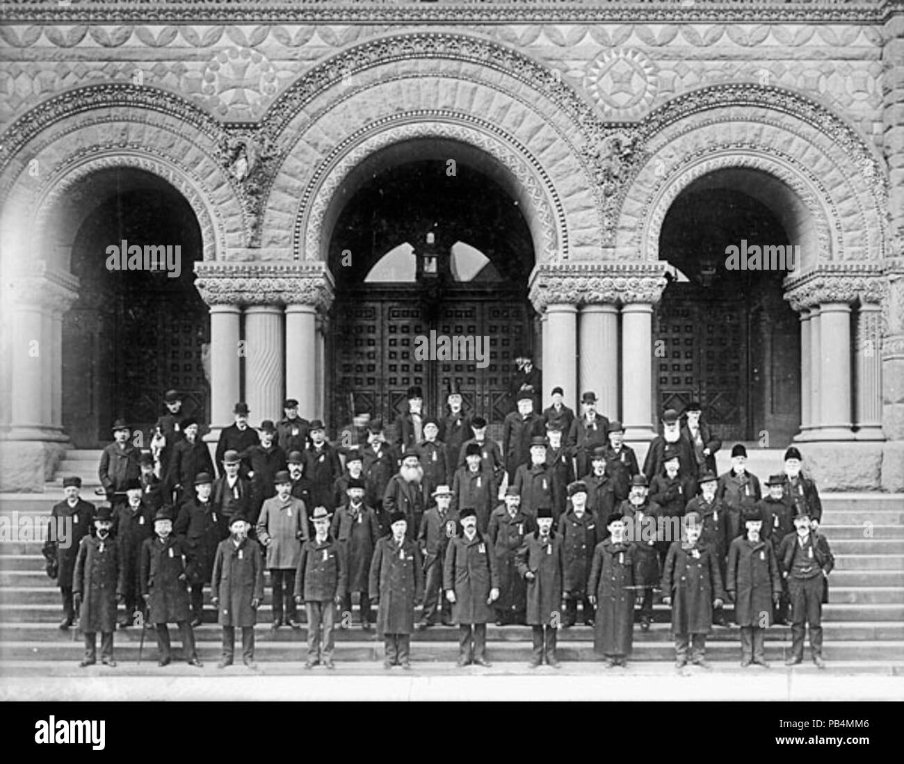 1803 veterani delle incursioni Fenian Foto Stock